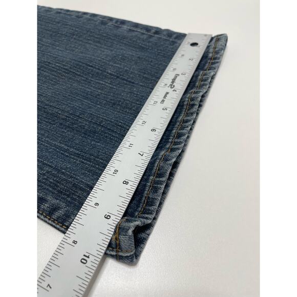 Gap Flare Stretch Jeans Mid Rise Denim 5 Pocket Medium Wash Blue Womens Size 10 - Picture 9 of 9